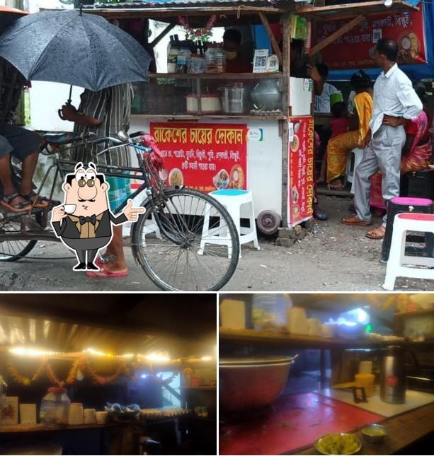 Enjoy a beverage at Rakesh ar Chayer Dhokan