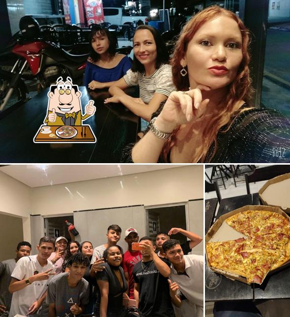 Peça diferentes variedades de pizza