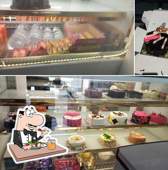 The picture of food and interior at WS Bakers Cake Shop