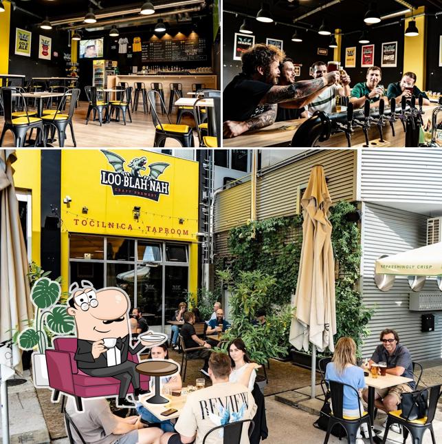 Gli interni di LOO-BLAH-NAH Craft Brewery - Cafe
