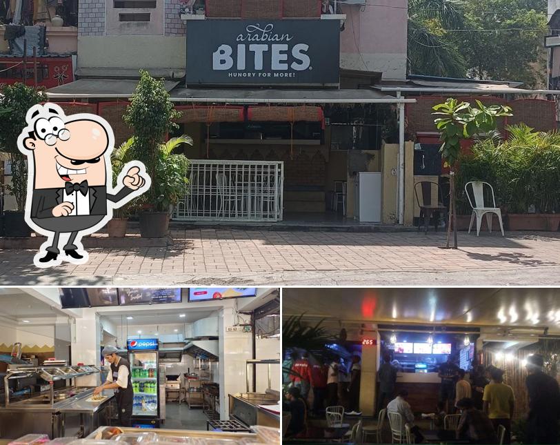 The interior of Arabian Bites