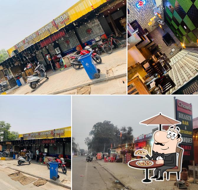 The exterior of Chan Pardesi Pure Veg Dhaba