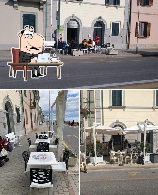 Gli interni di Gelateria Victoria