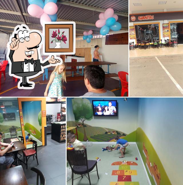 Veja imagens do interior do Giraffas Hiper Primato Supermercado