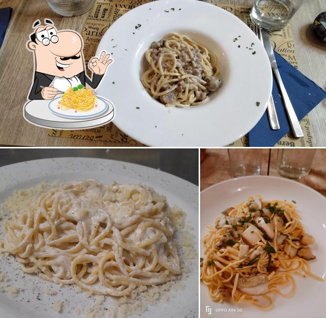 Spaghetti alla carbonara al Osteria al 101