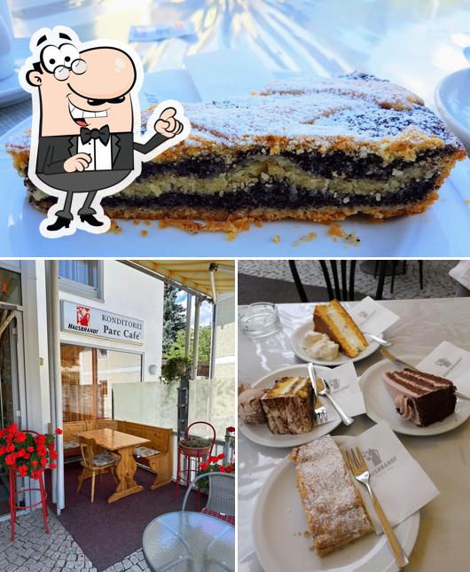 Parc Cafè si caratterizza per la interni e torta