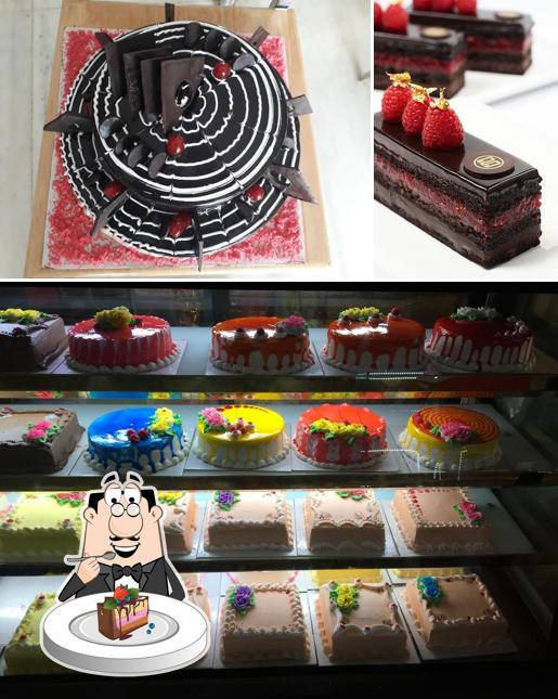 Chocolate cake at Sri Krishna Bakery