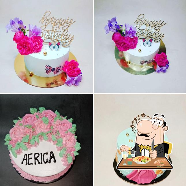 Food at Sweet Moments. Cakes and more