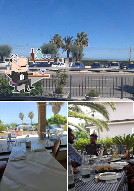 Gli interni di Bar Riviera