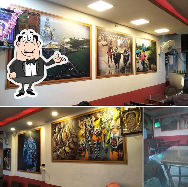 The interior of Karavali Grand