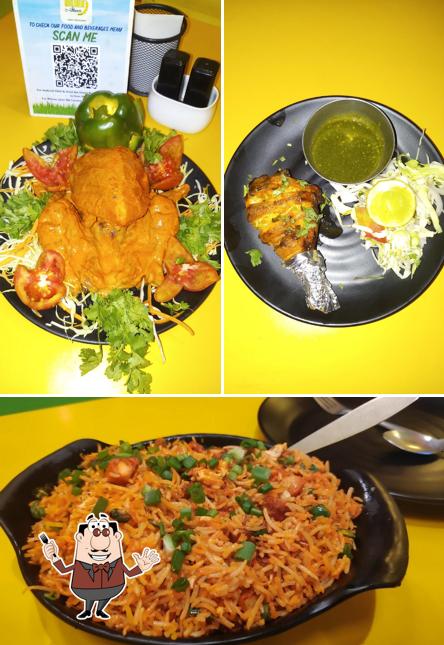 Food at Golden..Shower Family Restaurant Ponda