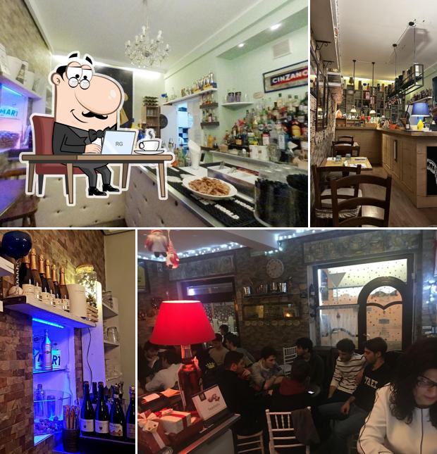 Dai un'occhiata agli interni di Osteria La Brusca