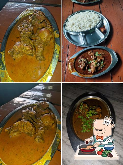 Chicken curry at Roshan Dhaba
