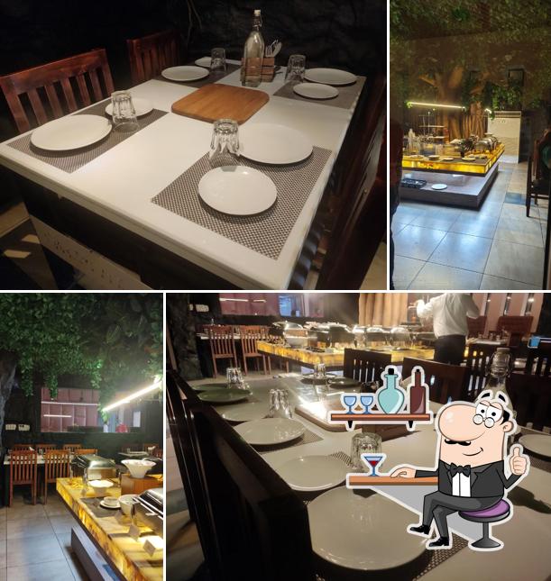 The interior of Sri Rayappas Restaurant