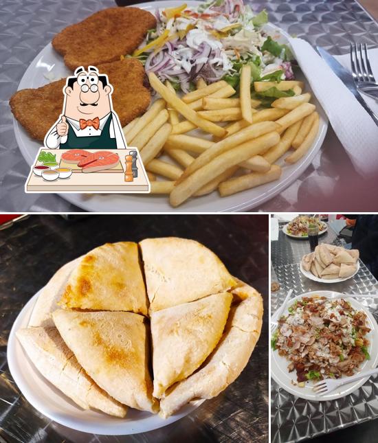 Fish and chips al Zakaria Kebab & Pizzeria