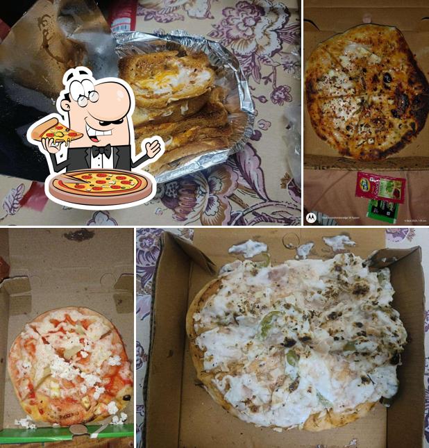 Pick pizza at Down Town Cafe