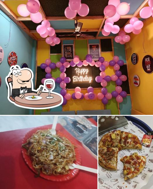 Food at Dommy's Pizza