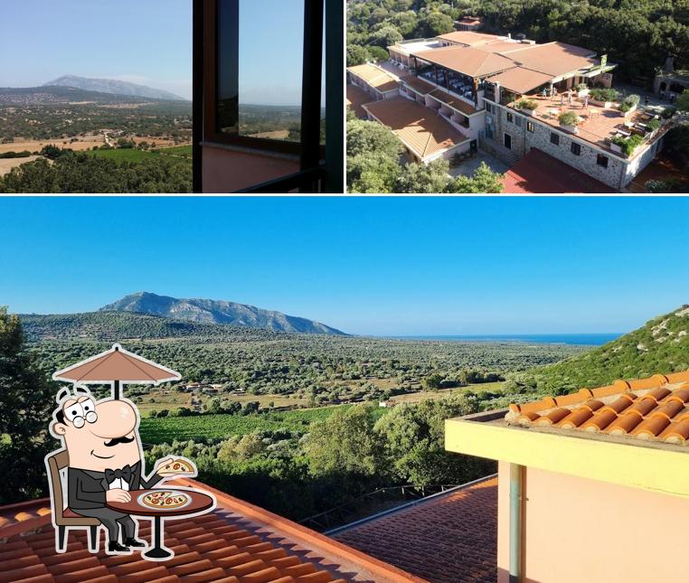 Goditi la vista dall'area esterna di Hotel Ispinigoli