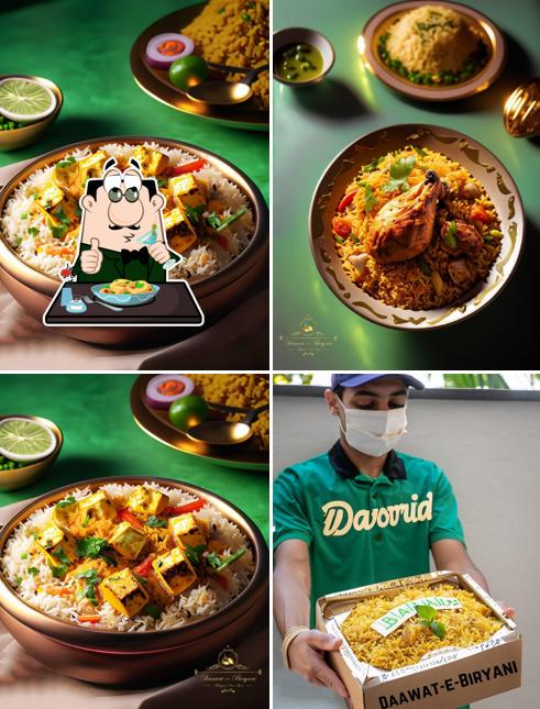 Food at Daawat-e-Biryani