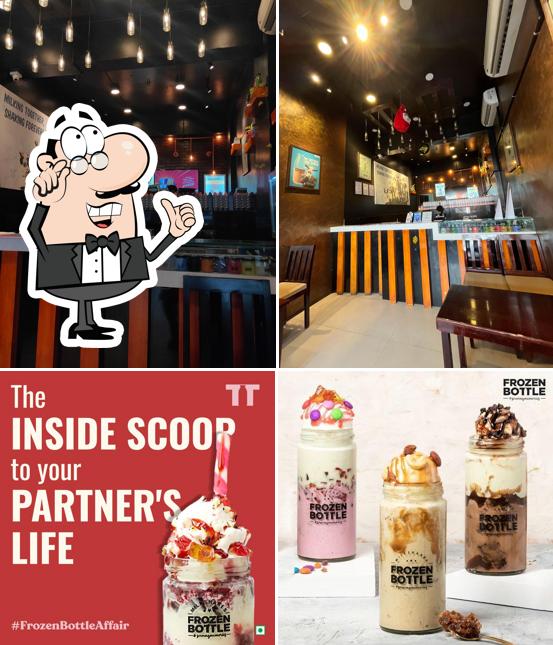 The interior of Frozen Bottle - Milkshakes, Desserts, and Ice Cream