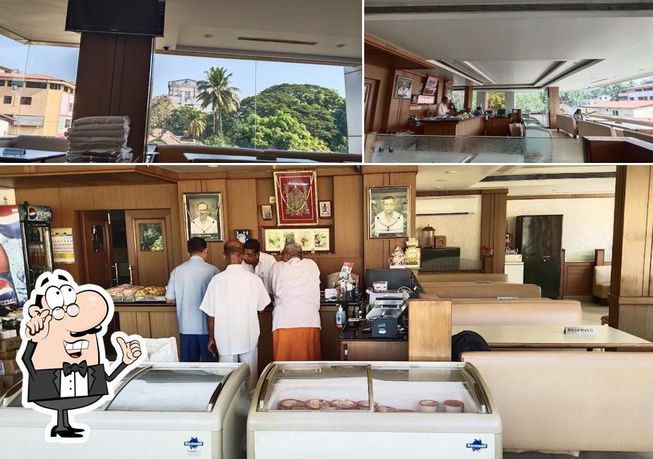 Take a seat at one of the tables at Hotel Diana