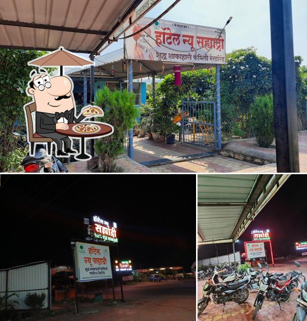 Take a look at the outside part of Hotel New Sahyadri