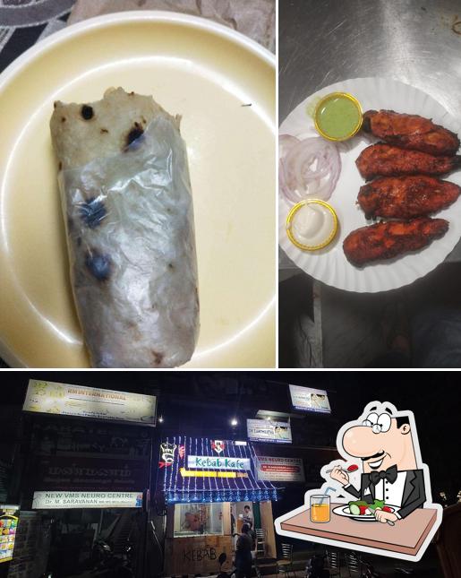 The image of food and interior at Kebab kafe