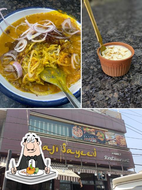 The image of food and exterior at Haji sayeed family restaurant