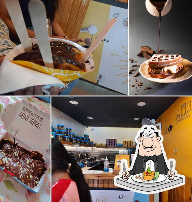 Food at The Belgian waffle co