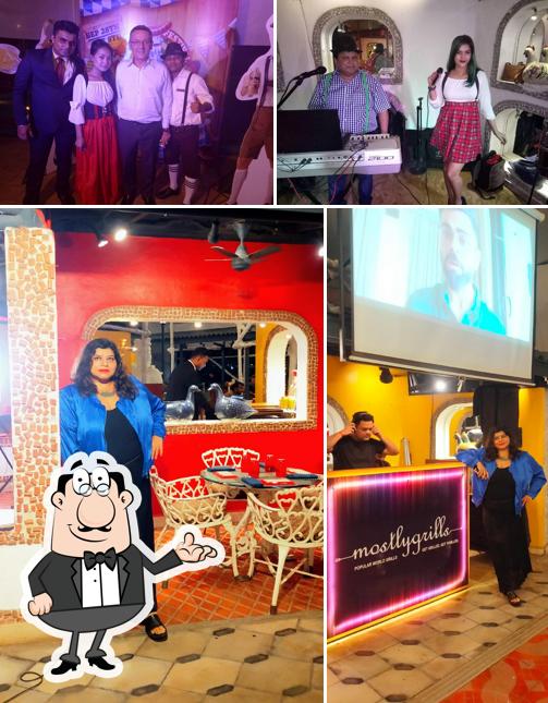 The interior of Mostly Grills