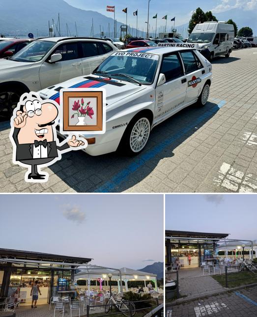 Gli interni di Il chiosco del Porto