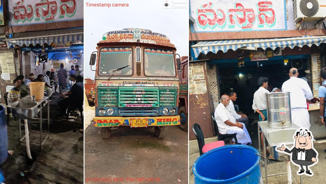 The interior of Mastan Idly & Dosa