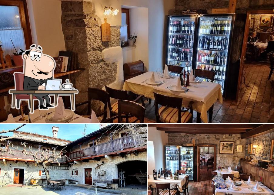 Gli interni di Gostilna Domačija Šajna - Šepulje