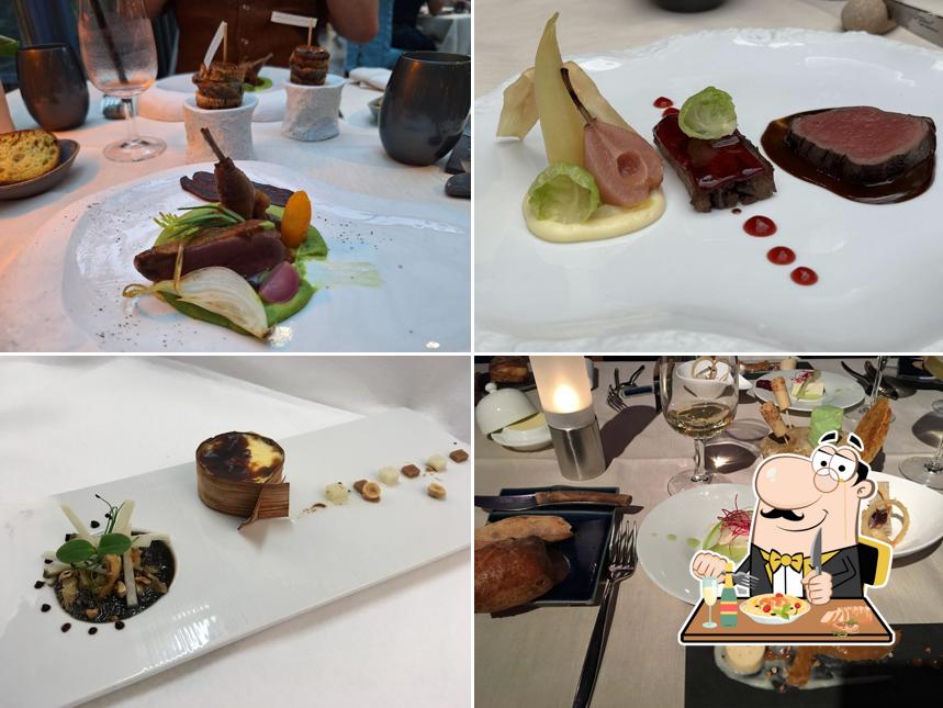 Cibo al Hôtel-Restaurant la Maison du Prussien