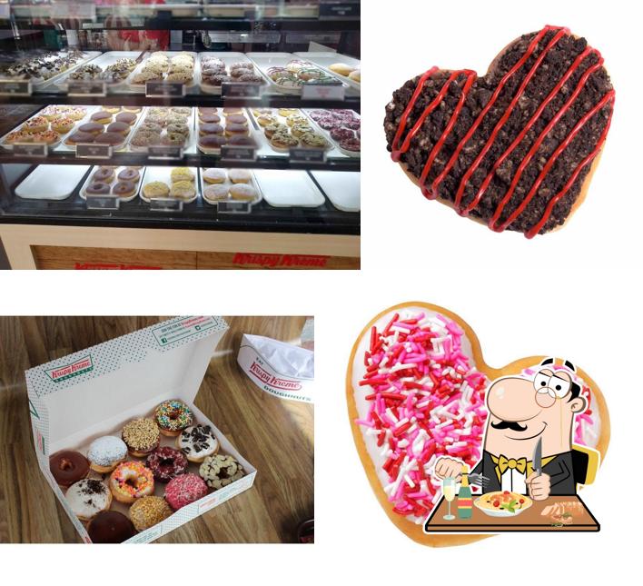 Food at Krispy Kreme Doughnuts