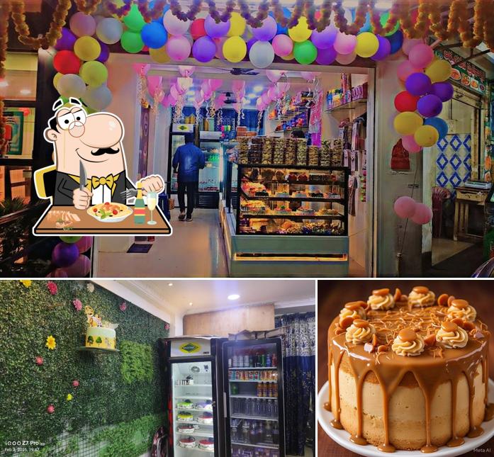 Among various things one can find food and interior at Makers Cake House