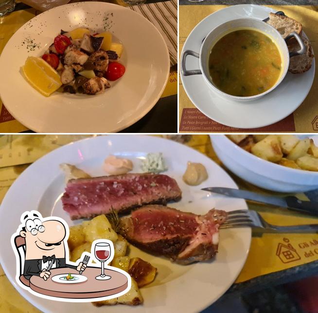 Platti al Osteria del Castello