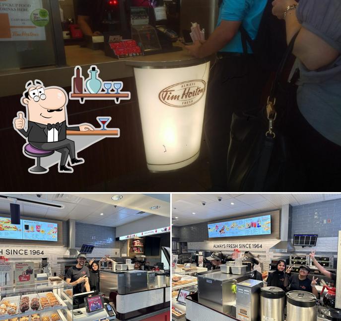 Découvrez l'intérieur de Tim Hortons