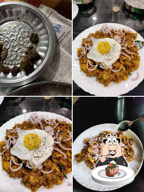 Chocolate cake at GreenO Restaurant