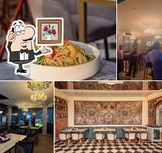 Take a seat at one of the tables at Khwaab