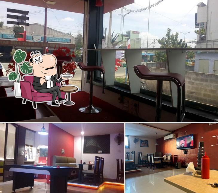 The interior of Meat And Eat - Palayapalayam