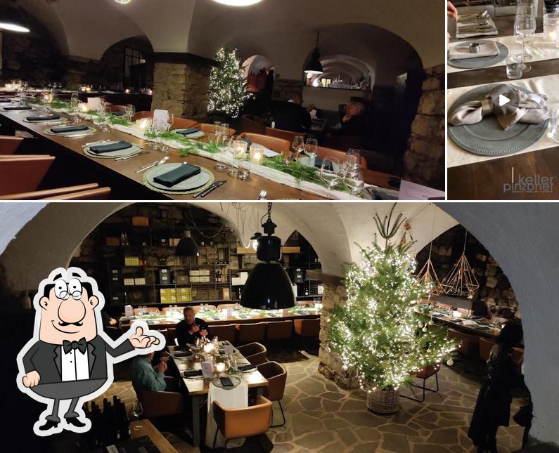 Dai un’occhiata alla immagine che mostra la interni e bevanda di Pinzonerkeller