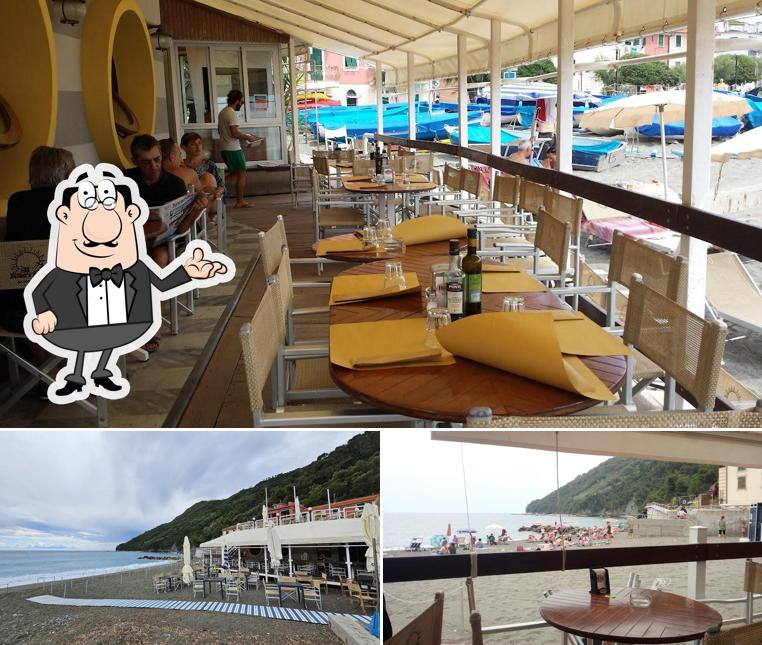 Dai un'occhiata agli interni di Bar Ristorante Bunker Beach