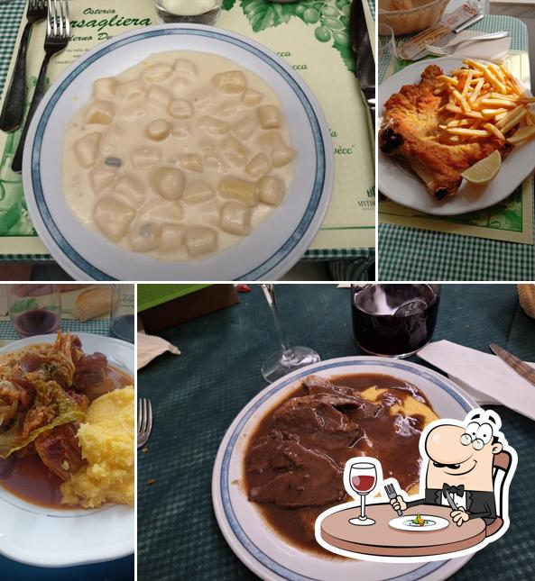Platti al Osteria Bersagliera
