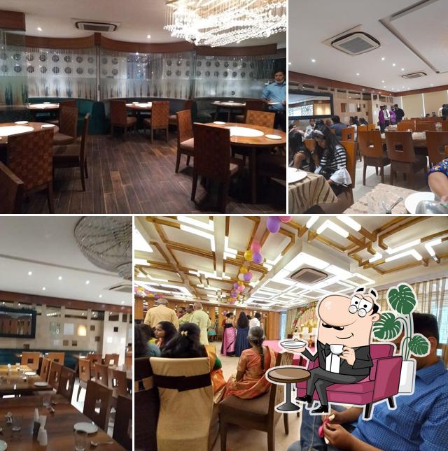 The interior of BONHOMIE RESTAURANT & BANQUET VASTRAPUR