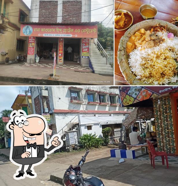 The image of Baba Ashutosh Hindu Hotel And Restaurant’s exterior and food
