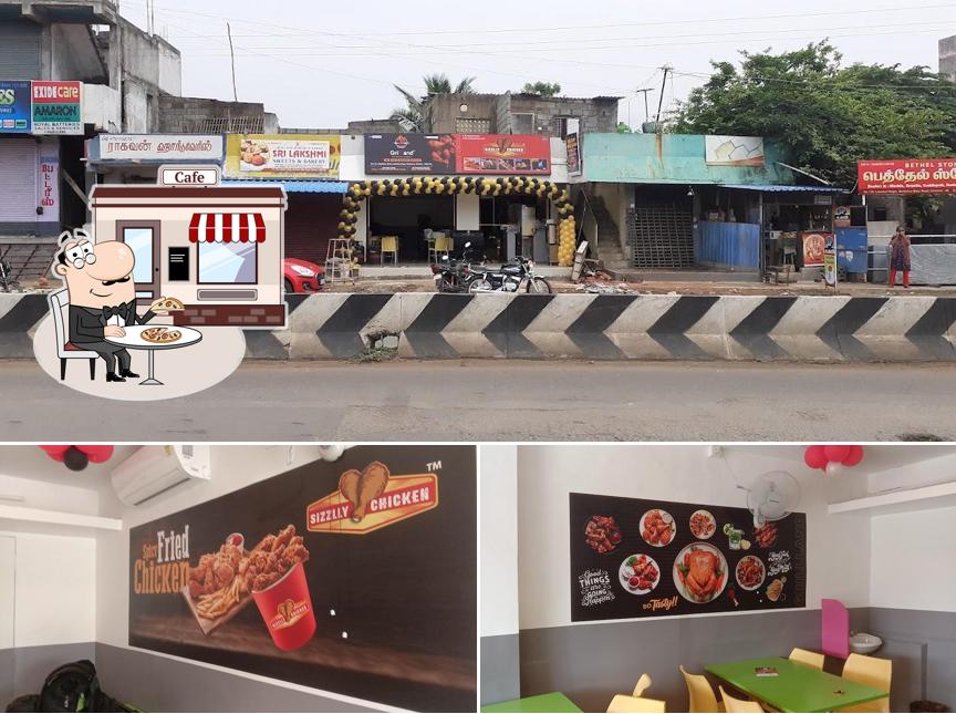 Check out how SIZZLY GRILLLAND looks outside