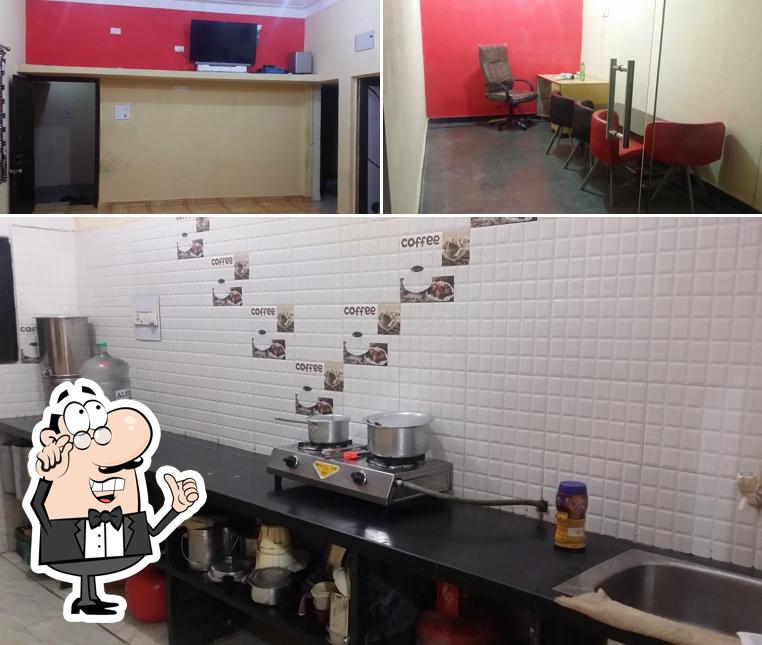 Take a seat at one of the tables at Cafe Sahara Hills