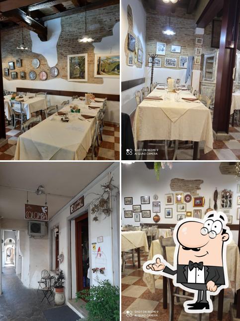 Siediti a un tavolo di Trattoria Alla Colomba