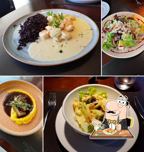 Platos en Felicori Gastronomia